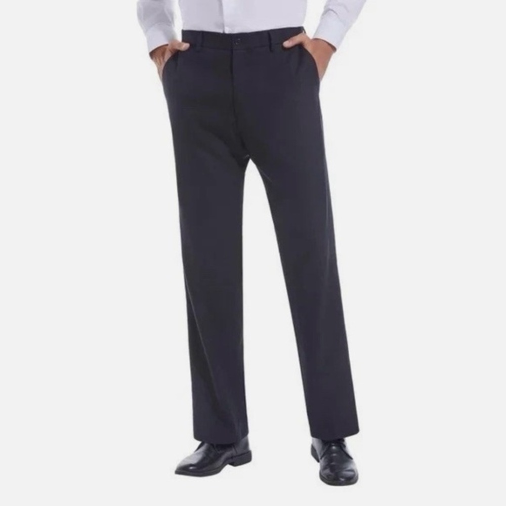 Duchamp Men's Black Dress Pants